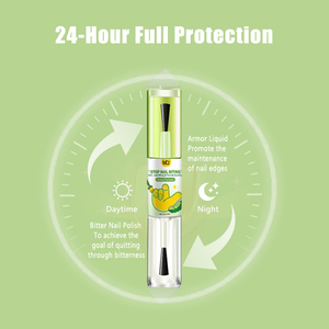 Formule à base de plantes pour vernis à ongles amer, aide les enfants à se débarrasser de l'habitude de mordre les ongles et de sucer les pouces, soin des ongles liquide - Product Image 5