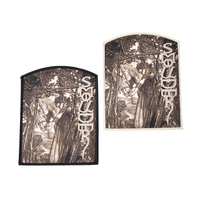 Conceptions complexes personnalisées Patches tissés pour vêtements et chapeaux Style à coudre Créer des caractéristiques détaillées