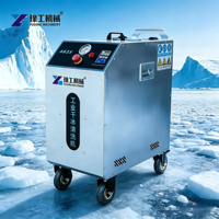 Mesin Pembersih Es Kering Industri dengan Daya Tinggi 0.75KW untuk Suku Cadang Mesin