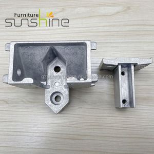 Conectores de Tubo de Aleación de Aluminio para Muebles de Oficina, Accesorios para Mesas Modelo <span class=keywords><strong>CO4</strong></span>, Componentes Esenciales - Product Image 5