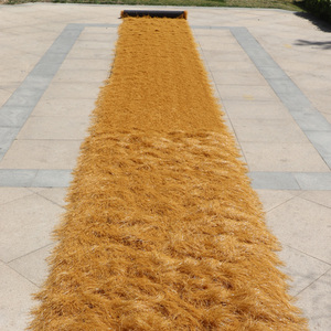Gros rouleau de paille en plastique ignifugé de couleur personnalisée rouleau d'herbe de chaume artificielle pour décorations de toiture - Product Image 2
