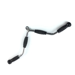 Accessoire de câble de gym en forme de V, <span class=keywords><strong>barre</strong></span> de curl biceps rotative multi-exercices, <span class=keywords><strong>barre</strong></span> de press down <span class=keywords><strong>triceps</strong></span> - Product Image 4