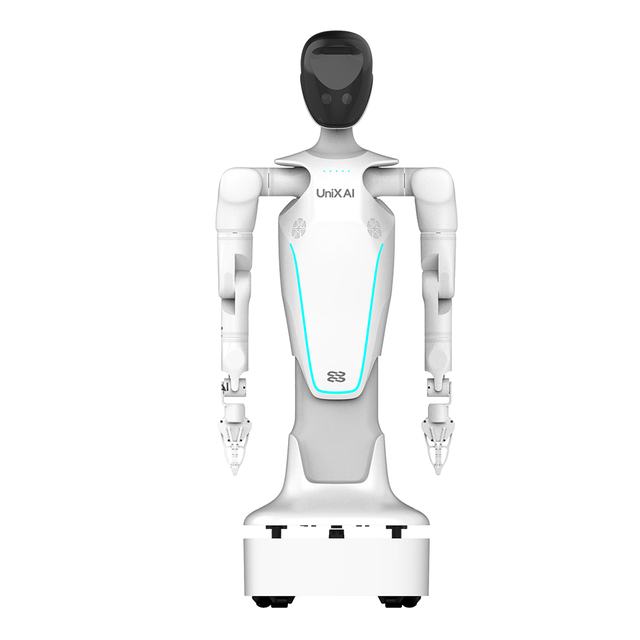 Unix AI Wanda 2.0 Commercial AI Humanoid Service Robot Autonomous 4 Wheel Mobile Smart Robots