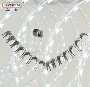คลิปหนีบรั้ว Ryson <span class=keywords><strong>U</strong></span> รุ่น M87 CL-37 สำหรับยึดลวดหนามเหล็ก - Product Image 4