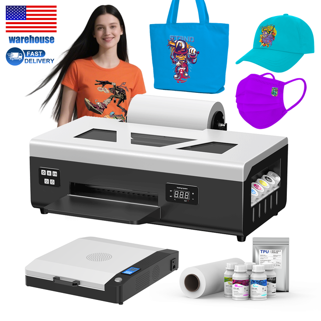 Overseas Warehouse Spot Goods Speed! A4 DTF Printer (Original Epson L800) - Ships From US Warehouse 3-Day Delivery + Video Guide