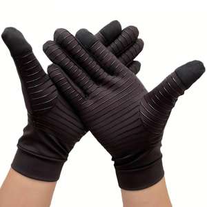 Guanti Sportivi da Ciclismo per Uomo e Donna con Touch Screen, Compressione Completa delle Dita e Supporto per il Polso, Adatti per Artrite - Product Image 2