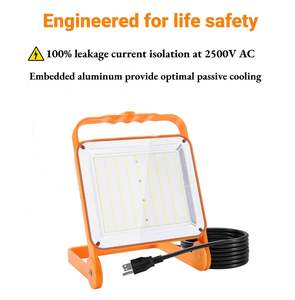 <span class=keywords><strong>50W</strong></span> <span class=keywords><strong>LED</strong></span> lampe de travail IP65 étanche atelier Garage <span class=keywords><strong>chantier</strong></span> de construction corps de lampe en aluminium <span class=keywords><strong>projecteur</strong></span> réglable - Product Image 3