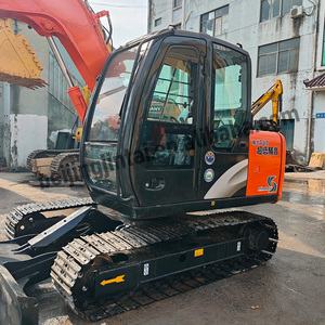 Excavatrice sur chenilles d'occasion HITACHI ZX70 de 7 tonnes, d'origine japonaise, pour la construction et l'exploitation minière, disponible en stock - Product Image 2