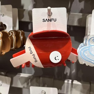 Pinza para el Cabello de Resina Sanfu con Diseño de <span class=keywords><strong>Tenis</strong></span> de Mesa, Accesorios para el Cabello, Pasador con Diseño de Dibujos Animados, Estilo Deportivo - Product Image 3