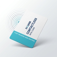 Carte intelligente RFID HUAMR sans contact avec puce IC pour le contrôle d'accès aux bibliothèques, les cartes de membre et l'identification des actifs