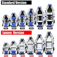 300*136cm bateau de pont pneumatique gonflable pour 4 personnes bateau de pêche dériveur ponton radeau croisière usine Support direct personnalisé