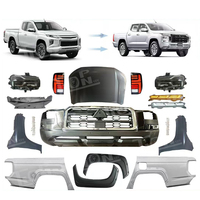 Accessoires de voiture Kit de carrosserie Accessoires de pare-chocs avant Grille de protection Fender Flares Car Lights Body Parts for Triton L200