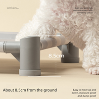 Lit pour animaux de compagnie surélevé et amovible, style camping, pour chiens et chats, portable, démontable, lavable, facile à nettoyer, toutes saisons, Yongbao Encrypted