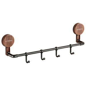 Toallero de succión Uforo, montado en la pared, sin taladro, diseño moderno para baño, con instalación autoadhesiva - Product Image 4