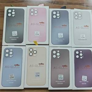 Matte AG avec étui en verre <span class=keywords><strong>Film</strong></span> lentille pour iphone 11 12 13 14 15 16 17air 17pro Max 16e - Product Image 2