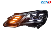 Modification du bloc optique avant pour Mercedes Classe E W212 2010-2013 avec projecteur bi-xénon LED, feux de jour et clignotants