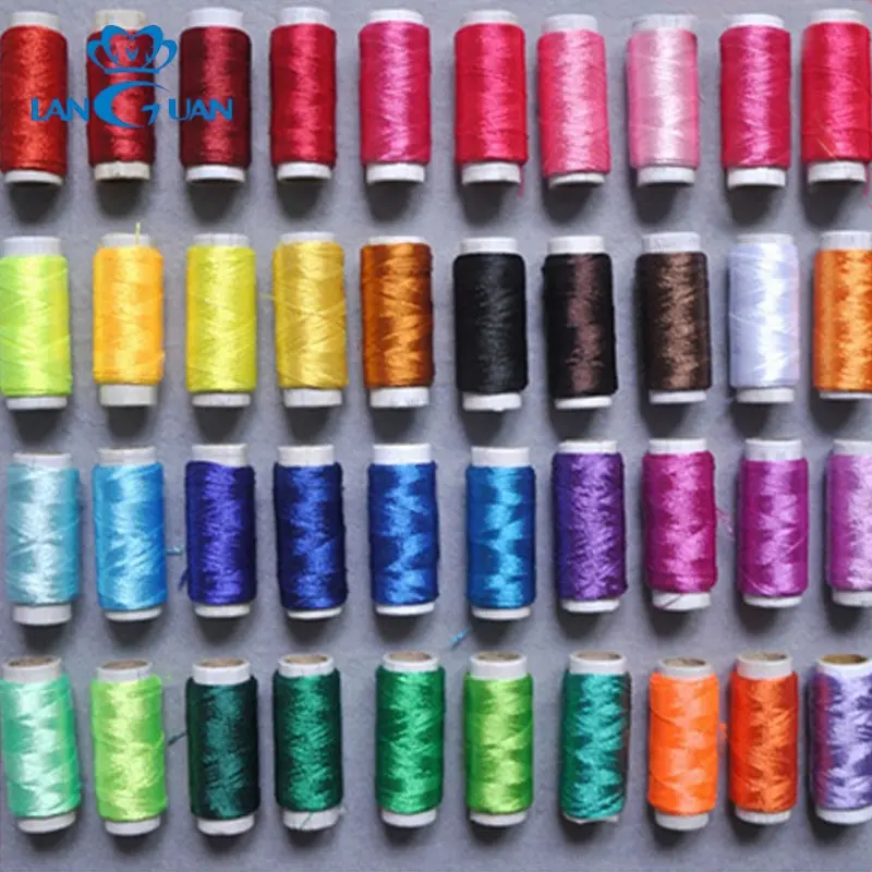 刺繍糸ポリエステルカラーシルク縫製