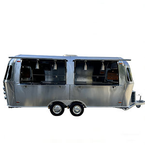 Carrito de Comida Móvil Multifuncional de Acero Inoxidable Personalizado de 4 Ruedas para Hot Dogs y Helados, Uso en Exteriores y Playa - Product Image 4