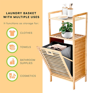 <span class=keywords><strong>Panier</strong></span> à <span class=keywords><strong>linge</strong></span> moderne et écologique LG, pliable, boîte de rangement à 3 compartiments, <span class=keywords><strong>double</strong></span> <span class=keywords><strong>panier</strong></span> à <span class=keywords><strong>linge</strong></span> - Product Image 6