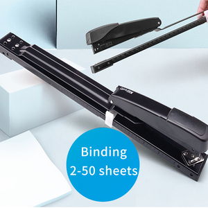 <span class=keywords><strong>Agrafeuse</strong></span> de bureau manuelle à <span class=keywords><strong>bras</strong></span> <span class=keywords><strong>long</strong></span> pour 50 feuilles, machine à fabriquer des agrafes, <span class=keywords><strong>agrafeuse</strong></span> de papier à économie d'effort - Product Image 1