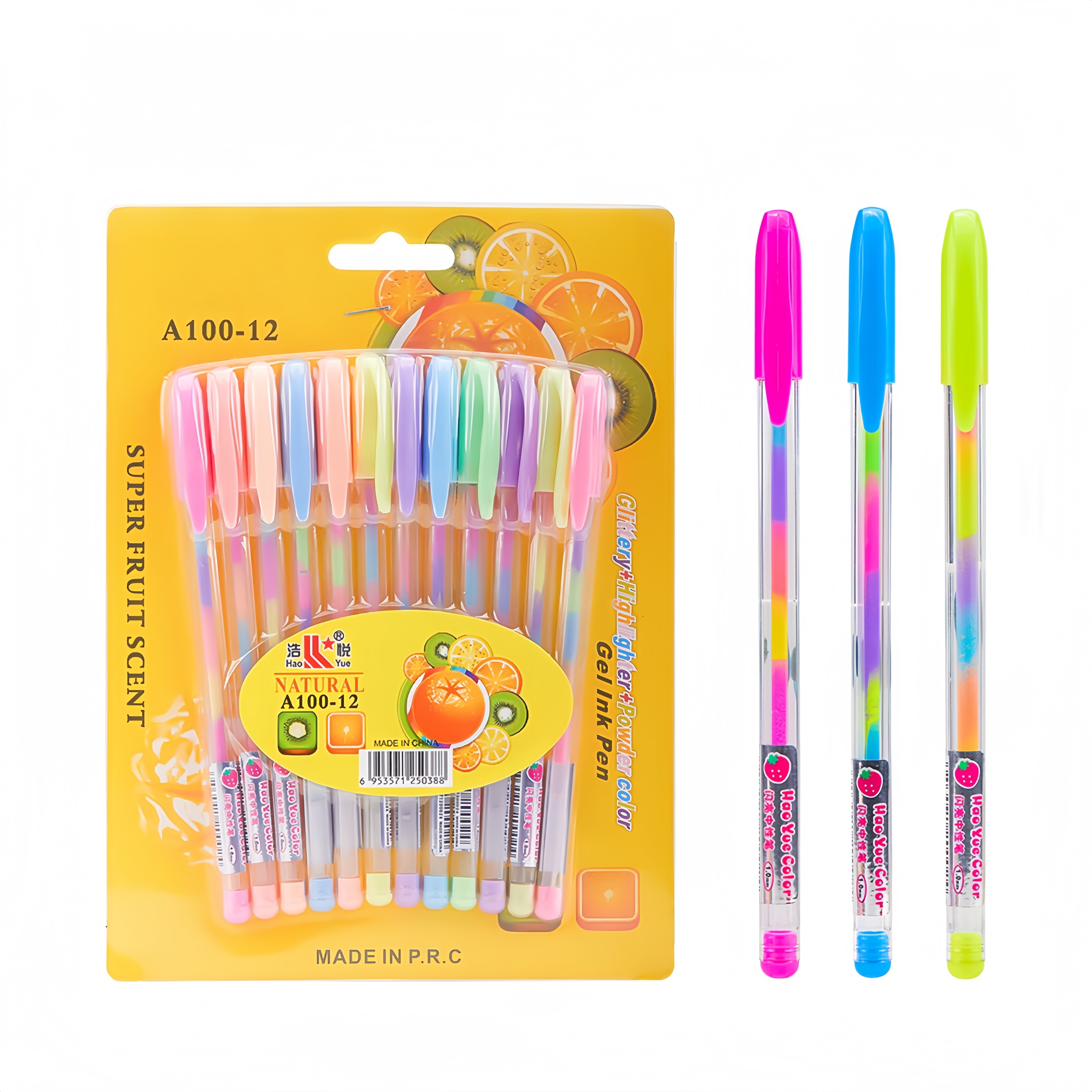 12 Assorted Colors