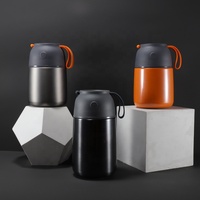 SilverJet Isolierte Umweltfreundliche Stapelbare Essensflasche 530ml 730ml Edelstahl Zweistufig Warm-Kalt-Haltefunktion Auslaufsicher für Kinder