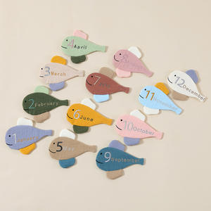 ชุดของขวัญร้อยวันสำหรับทารกแรกเกิด, ชุดของขวัญน่ารักสำหรับเป็นที่ระลึกการ์ดผ่อนคลายสำหรับเดือนปีเกิดดิจิตอลเครื่องนอนครั้ง<span class=keywords><strong>แรก</strong></span> - Product Image 1