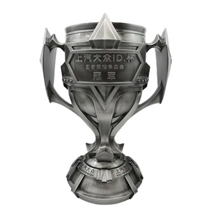 Logotipo personalizado Base Metal Boxing Match Champions Crown Trophy League Trofeos Premio - Product Image 1