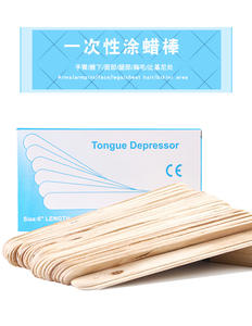 卸売脱毛ワックススティック美容パーソナルケアツール100本入りボックス顔体ビキニ用脱毛ワックススティック - Product Image 4