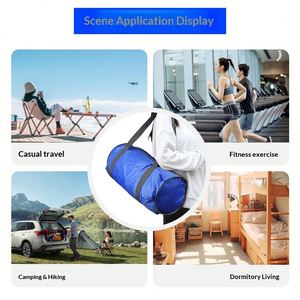 Bolsa impermeable ligera y plegable de nailon para gimnasio, bolsa de hombro portátil para viajes, para hombres y mujeres, actividades al aire libre - Product Image 3