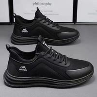 Chaussures de marche pour hommes, style tissé respirant, chaussures polyvalentes et légères pour hommes