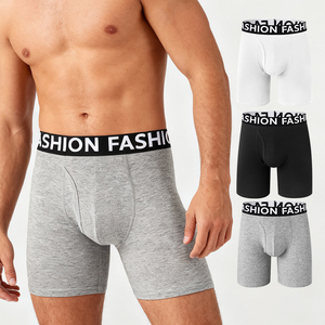 Boxer da <span class=keywords><strong>Uomo</strong></span> di Tendenza 2025, Asciugatura Rapida, Traspiranti, Pantaloncini in Rete, Slip Sportivi, Intimo Maschile Standard in <span class=keywords><strong>Cotone</strong></span> - Product Image 5