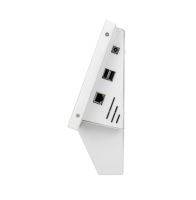 Comprobador de precio automático táctil de Color blanco Android de 8 pulgadas con escáner de código de barras Qr 1D/2D, comprobador de precios de supermercado de montaje en pared