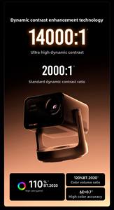 Proyector Láser 4K <span class=keywords><strong>Hisense</strong></span> Vidda C3 Ultra 2026, 3D IMAX, Tricolor, Portátil, DLP, Android 11, para Cine en Casa - Product Image 6