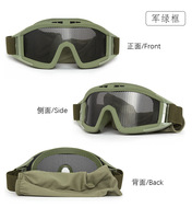 Vente d'usine de lunettes de protection Airsoft lunettes tactiques anti-buée, lunettes de sécurité balistiques pour la chasse au tir