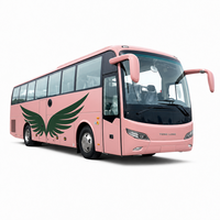Autocar de 12 mètres à conduite à droite, moteur Cummins, nouvelle transmission automatique, norme Euro 4, diesel 6-8L, 31-50 sièges, personnalisable