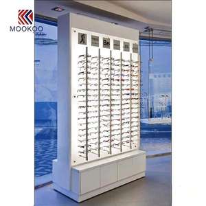 Bancone Espositivo per Occhiali in MDF di Alta Qualità con Rivestimento Verniciato Bianco - Product Image 6