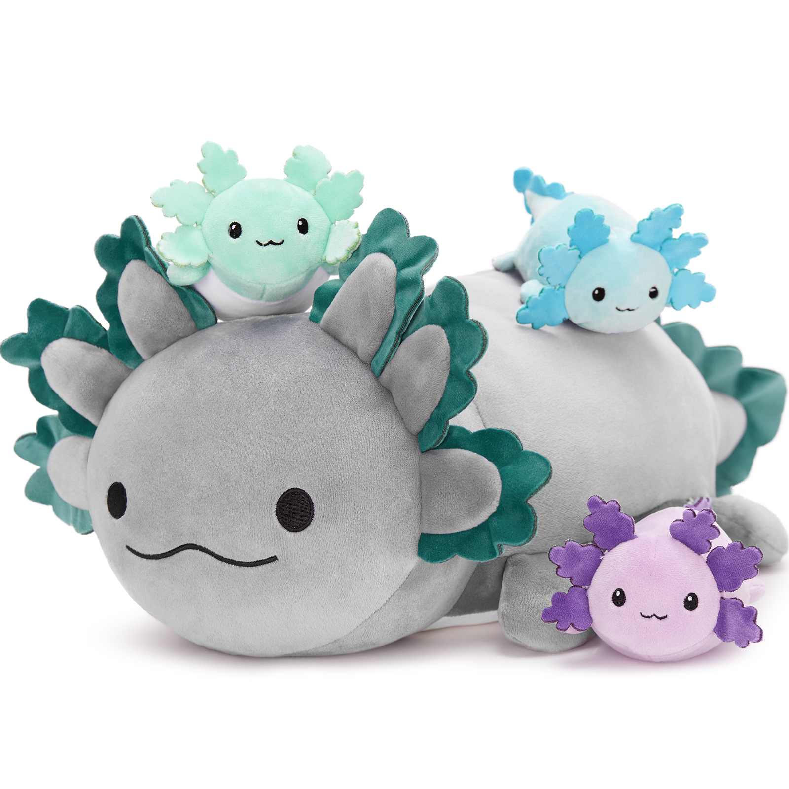 Axolotl gris 4 en 1