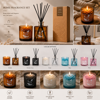 Coffret Cadeau Luxe Parfums d'Ambiance Hôteliers et SPA – Diffuseur à Bâtonnets et Bougie Parfumée Personnalisés – Fournisseur OEM Premium Direct Usine