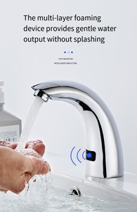 Trung Quốc Nhà cung cấp của tự động duy nhất làm mát hồng ngoại nước Outlet vòi gốm van lõi đồng cảm biến chậu rửa vòi nước - Product Image 3