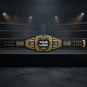 Custom Personalized Own Title Heavyweight Championship Belt for Karate & Jiu-Jitsu Unisex Adult Size Breathable Leather - Product Image 3