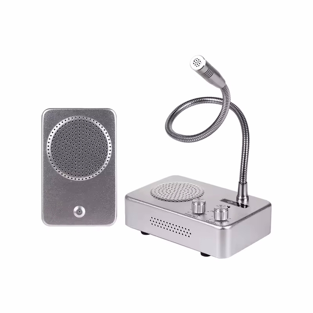 Window Speaker Intercom System and Counter Intercom for Bank Hospital Office Store Bus Station Ticket Booth