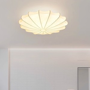 Lámpara de techo de seda de estilo japonés, Led D400D500D600D800 para sala de estar, dormitorio, estudio, hogar, minimalista, moderno, inspirado en el Zen - Product Image 4