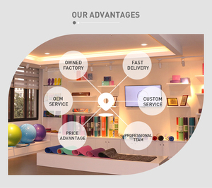 Tapete de <span class=keywords><strong>Yoga</strong></span> Personalizado con Logotipo, Forma Ovalada, Color <span class=keywords><strong>Beige</strong></span> Natural, de PU, Ecológico, Antideslizante, de Goma PU - Product Image 2