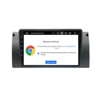 Autoradio multimédia android, 2 din, Carplay, GPS, lecteur DVD, pour voiture BMW série 5, E39, X5, E53