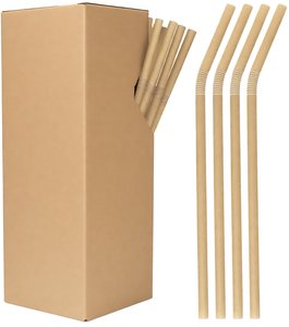 Pajitas Flexibles Biodegradables <span class=keywords><strong>de</strong></span> Bagazo <span class=keywords><strong>de</strong></span> Caña <span class=keywords><strong>de</strong></span> Azúcar |   Pajitas Compostables Ecológicas Libres <span class=keywords><strong>de</strong></span> PLA para Café, Restaurante, Bar - Product Image 1