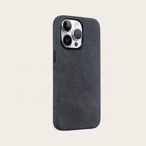 Luxe véritable italien pour <span class=keywords><strong>Alcantara</strong></span> étui de téléphone étui de téléphone magnétique pour iphone 15 pro max - Product Image 4
