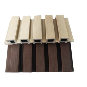 Rivestimento Esterno <span class=keywords><strong>in</strong></span> WPC di Lusso Anti-UV Impermeabile con 5 Listelli Larghi Nuovo Design Resistente all'Umidità per Hotel Uso Esterno <span class=keywords><strong>in</strong></span> <span class=keywords><strong>Plastica</strong></span> - Product Image 3