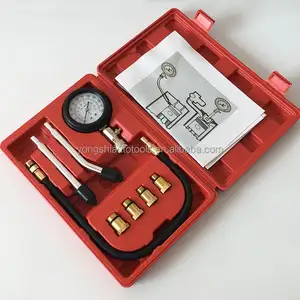 Kit de testador de compressão do cilindro do motor para veículos, ferramenta de medição de pressão, testador de pressão do óleo do motor