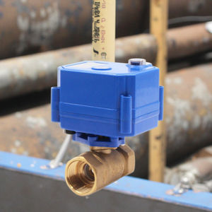 <span class=keywords><strong>3</strong></span>/8 "1/2" <span class=keywords><strong>3</strong></span>/4 "Mini Elektromotor isches Kugel hahn 2-Wege-Motorventil 9-24V Elektrischer Antrieb CR02 Fabrik preis - Product Image 6